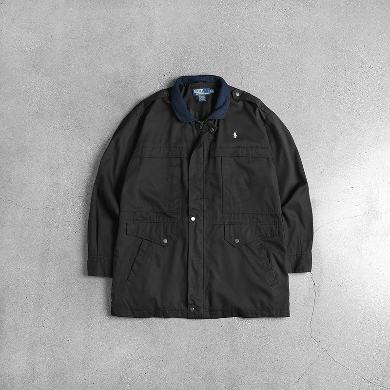 Ralph Lauren Polo jacket 工作夹克 / Vintage 古着 - 男装外套 - 其他材质 黑色