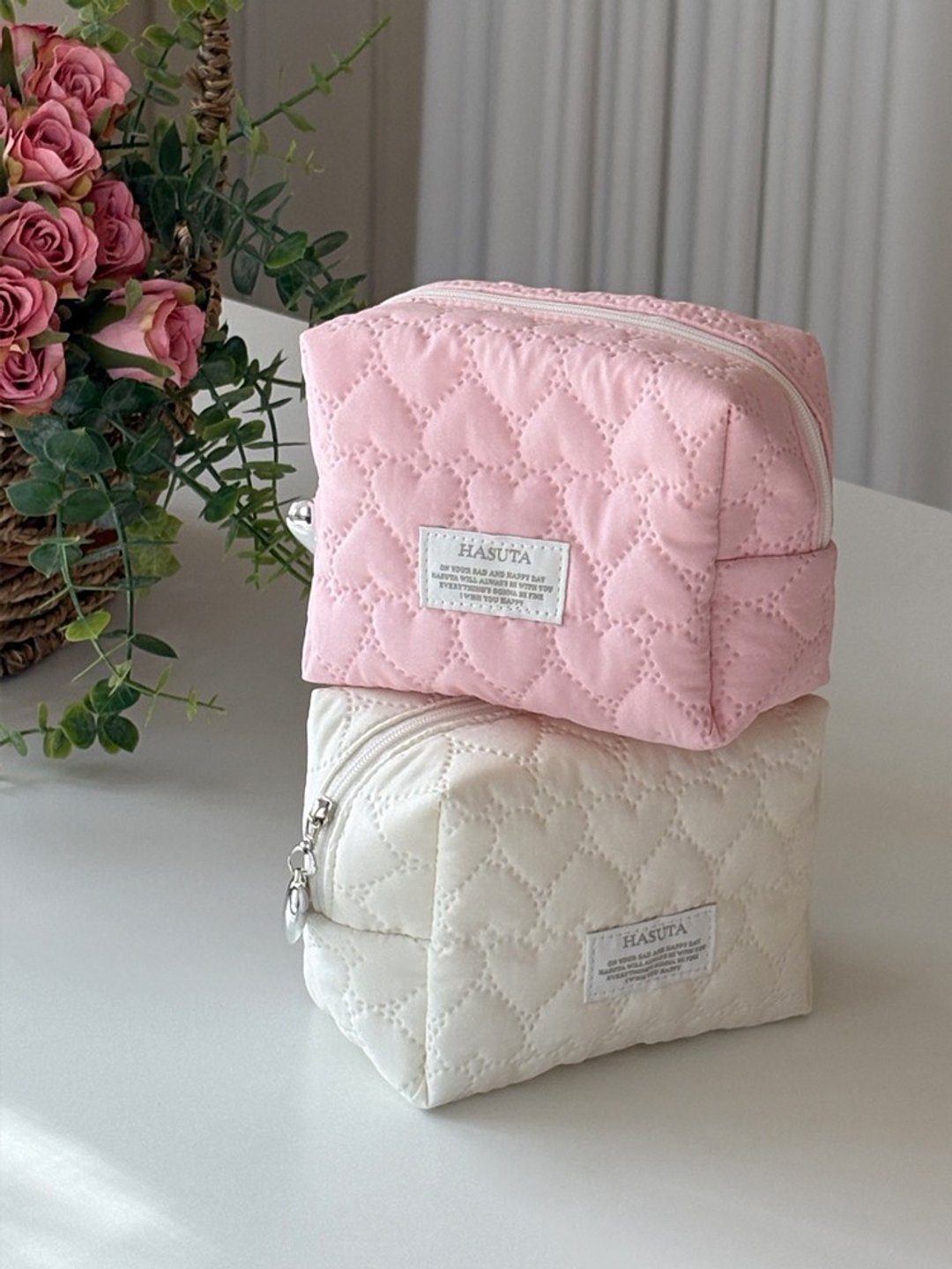 MACAROON POUCH - 化妆包/杂物包 - 棉 多色