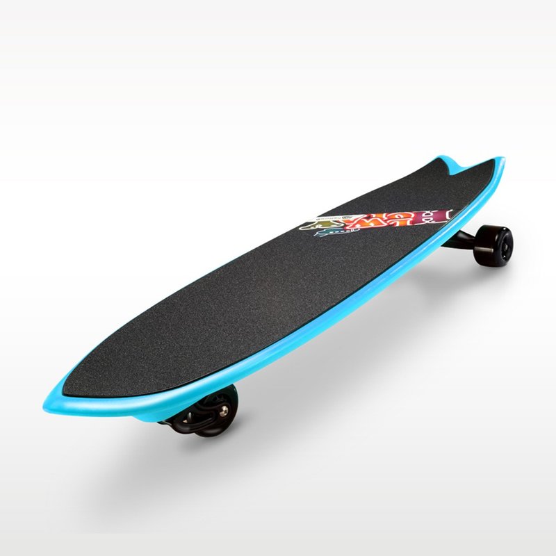 三轮冲浪滑板 SURF SKATE(复古蓝) 附背袋 极限运动 滑板 - 运动/健身用品 - 其他材质 