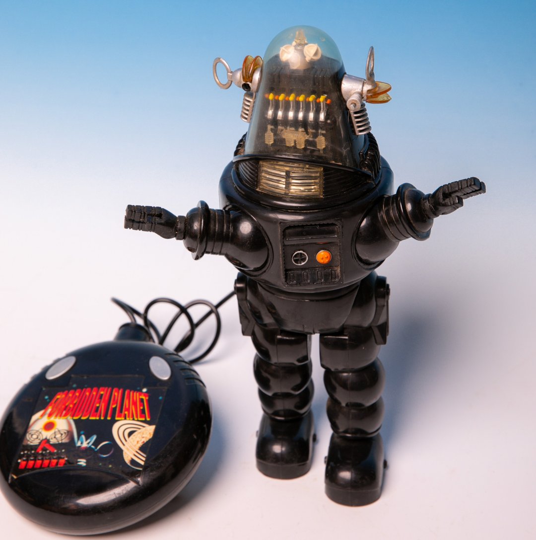 桑惠商号 1956 禁忌星球Forbidden Planet-Robot 遥控机器人公仔 - 其他小家电 - 塑料 黑色