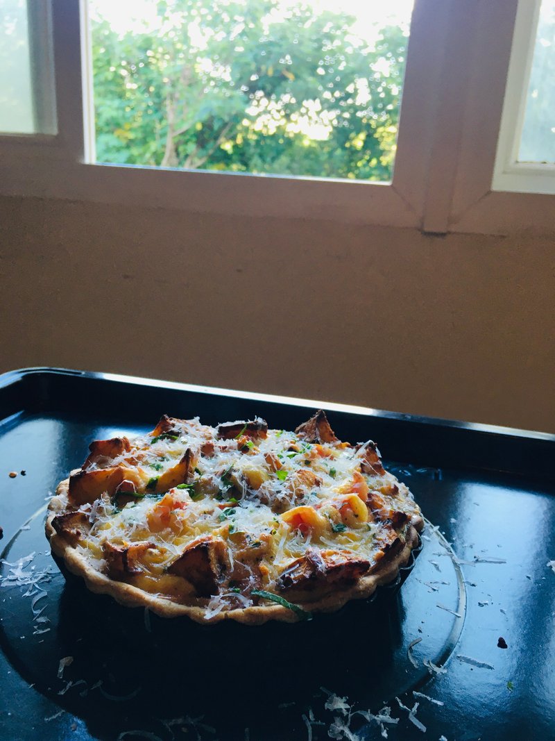 六寸 香料马铃薯番茄菌菇咸派(蛋奶素) - 咸派/甜派 - 新鲜食材 