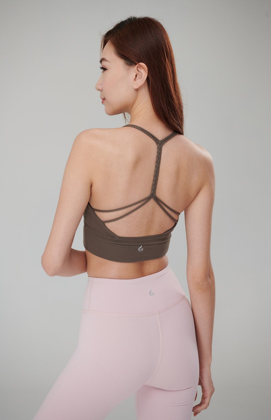 春夏穿搭【Yoga Flow】Alma Bra-Olive Green 快速出货 - 女装瑜珈服 - 聚酯纤维 