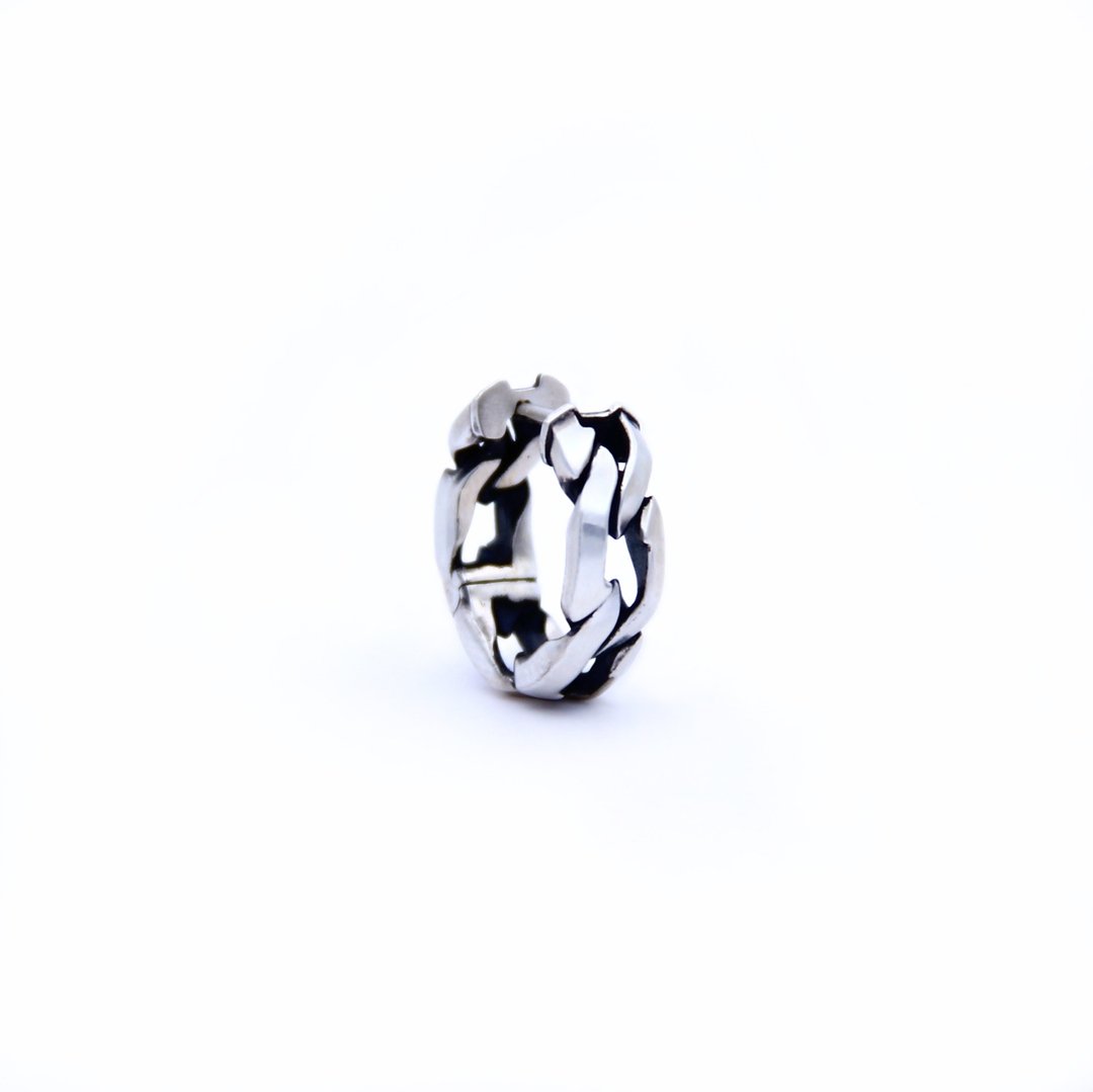 My Symbol - J 古巴纯银耳环 - 耳环/耳夹 - 纯银 银色