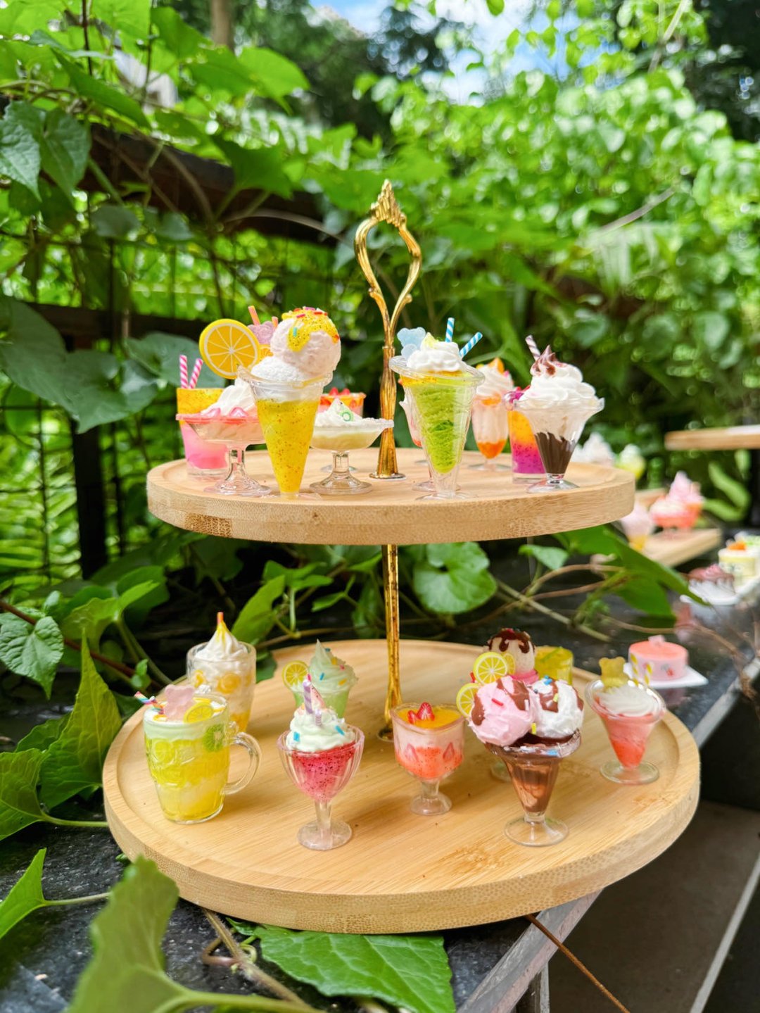 食玩冰淇淋蛋糕黏土材料包可做10个蛋糕12个冰淇淋黏土+材料+教程 - 其他 - 粘土 多色