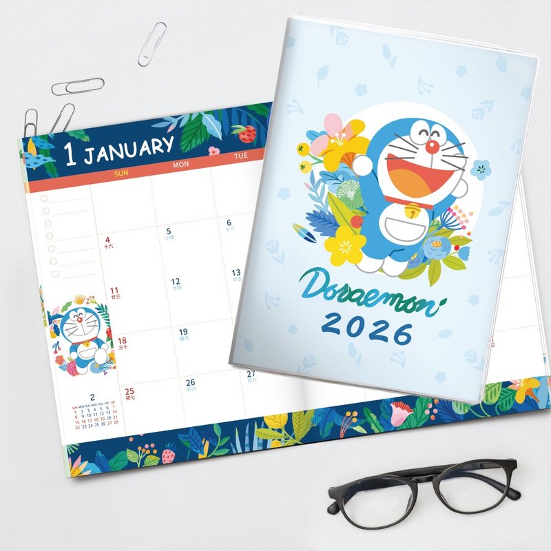 JzFun / Doraemon 2026月计划本 - 笔记本/手帐 - 纸 