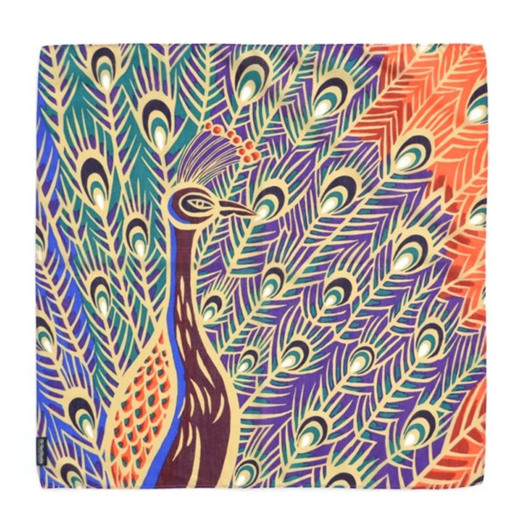 手帕 - Peacock - 手帕/方巾 - 棉．麻 多色