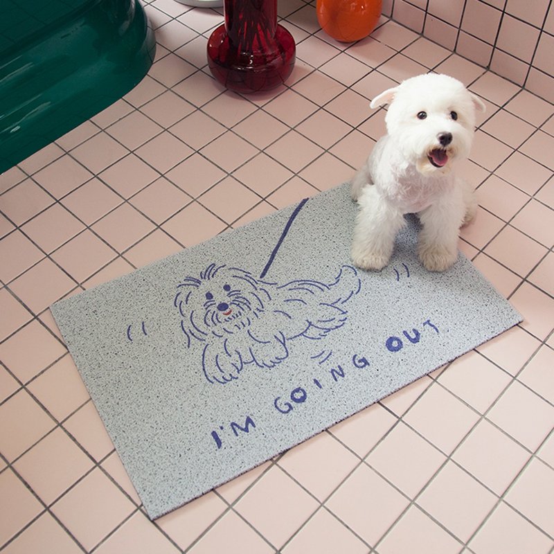 YIZISTORE原创印花丝圈地垫浴室地垫家用防尘入户门垫卡通脚垫子 - 地垫/地毯 - 其他材质 