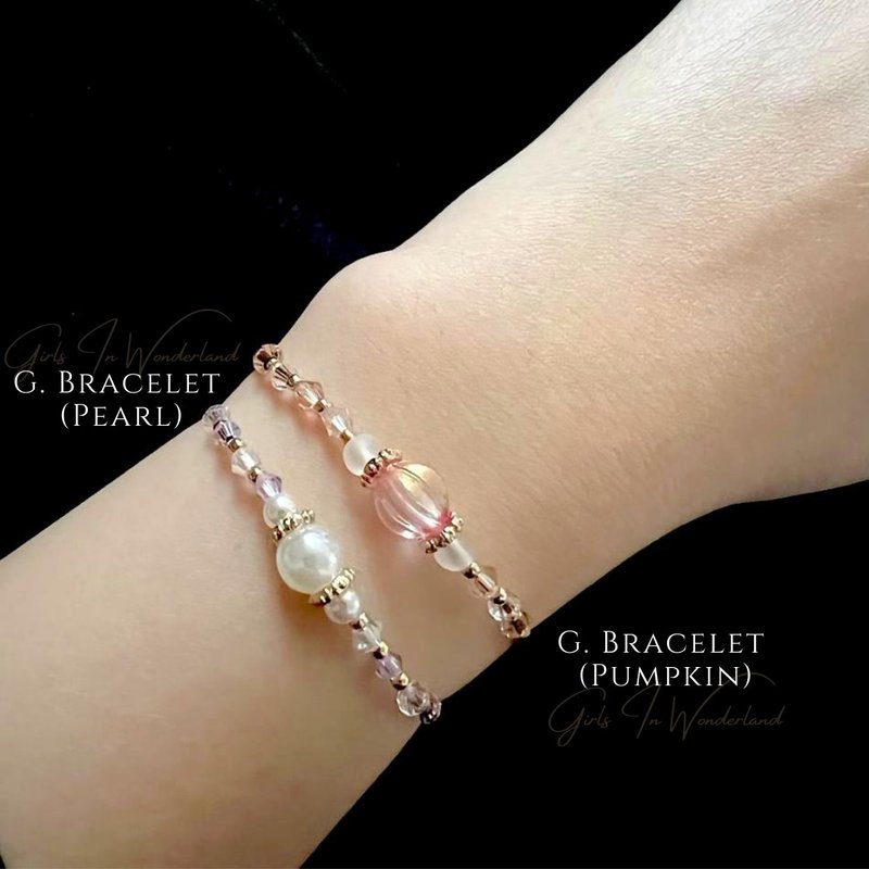 G. Bracelet南瓜珠橡筋手环 - 手链/手环 - 其他材质 多色