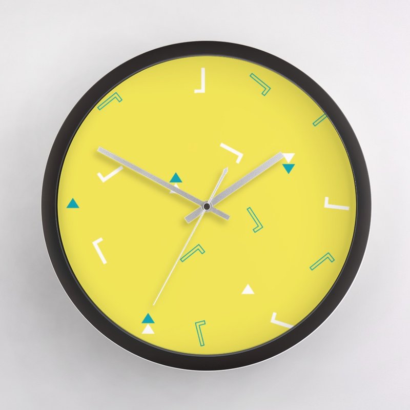 引 极简壁钟 - 时钟/闹钟 - 其他材质 黄色