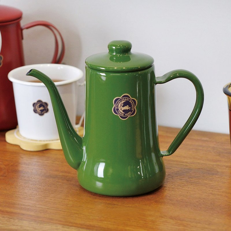 原厂正品 日本月兔印 Slim经典系 日制细口珐琅手冲壶-700ml - 咖啡壶/周边 - 珐琅 多色