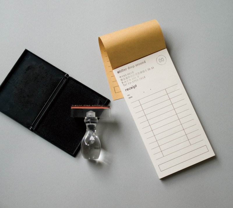 仓敷意匠 drop around 长方形领收书 (45411-02) - 便条纸/标签贴 - 纸 黄色