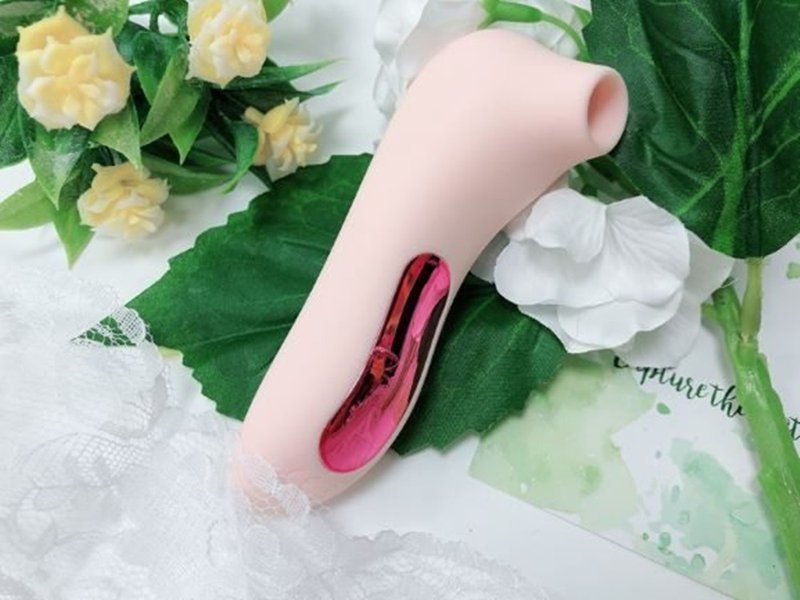 诱魅-虞美人 变频吸吮 按摩棒 磁吸式充电 送润滑液 - 情趣用品 - 硅胶 粉红色