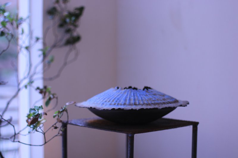 蓝色悬浮花器 - 花瓶/陶器 - 陶 