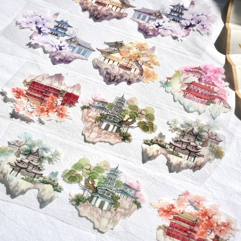 雲上住 PET 膠帶 5米卷 - 纸胶带 - 其他材质 