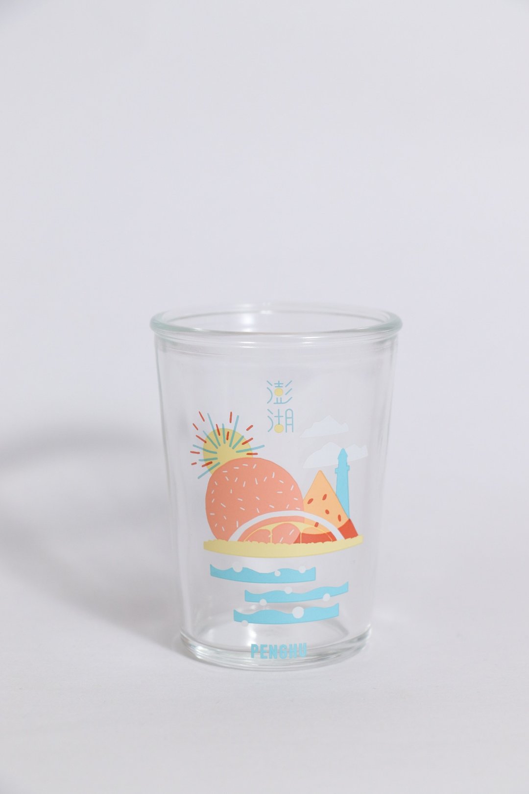 台湾城市纪念啤酒杯/玻璃杯(澎湖) 台湾纪念品/礼物 - 玻璃杯 - 玻璃 多色