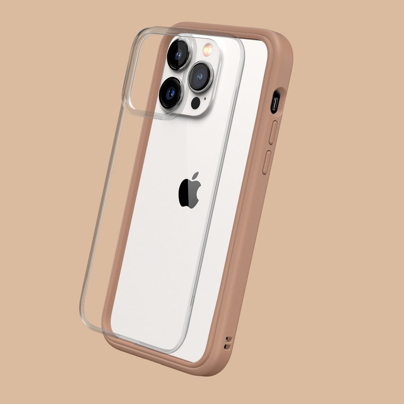 Mod NX边框背盖两用手机壳-夕阳铜 for iPhone 14系列 - 手机配件 - 塑料 咖啡色