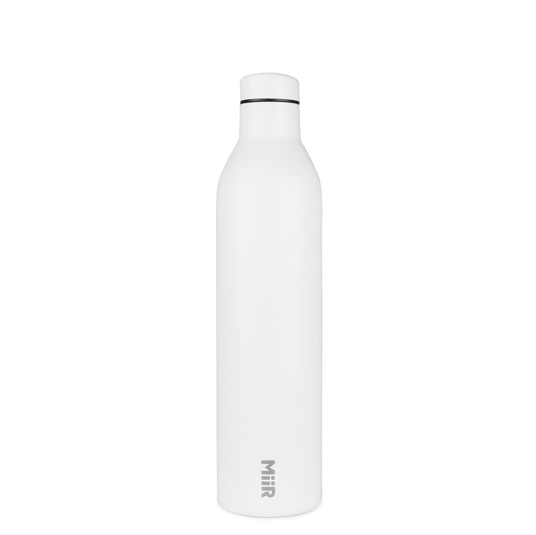 MiiR 双层真空 保温/保冰 酒瓶造型 保温瓶  750ml / 25oz 时尚白 - 保温瓶/保温杯 - 不锈钢 白色