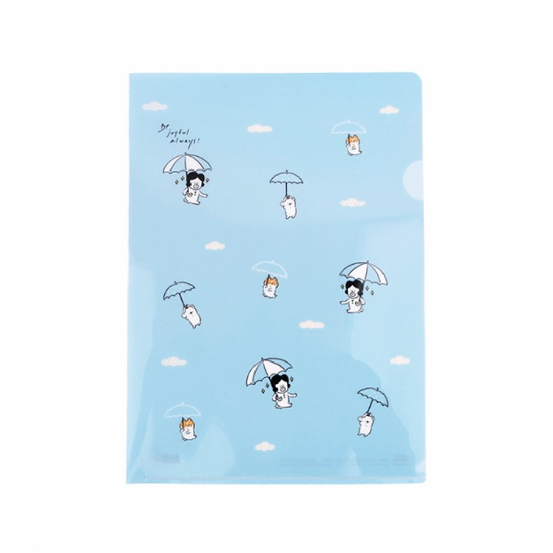 Hello DunDun 啰登登系列 A4文件夹 06.雨伞 - 文件夹/资料夹 - 塑料 