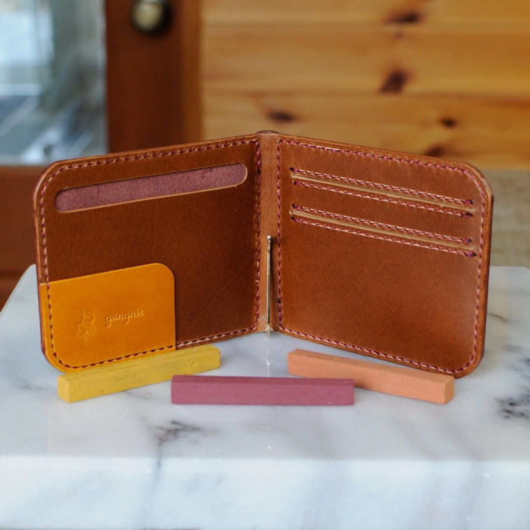 Money Clip Folding Wallet A No.4 Buttero - 皮夹/钱包 - 真皮 多色