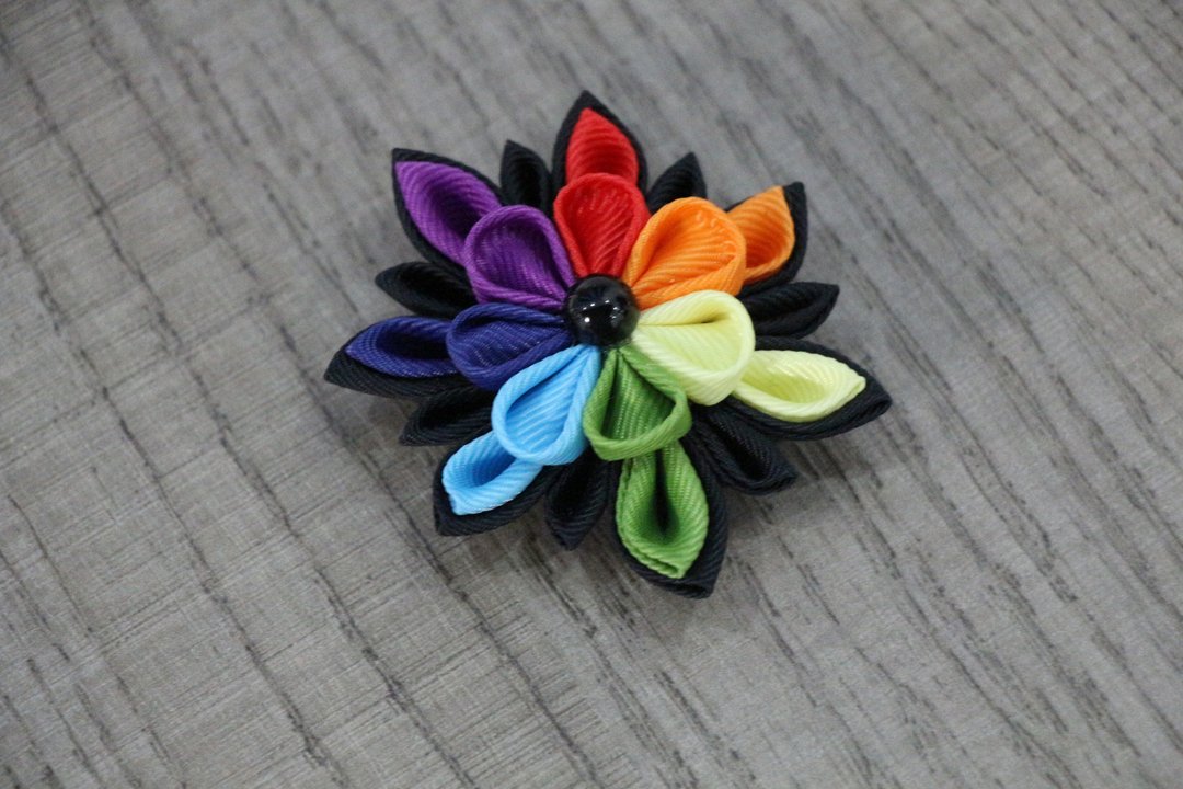 Kanzashi 花发夹 彩虹 日式发饰 东方艺伎 - 发饰 - 其他材质 多色