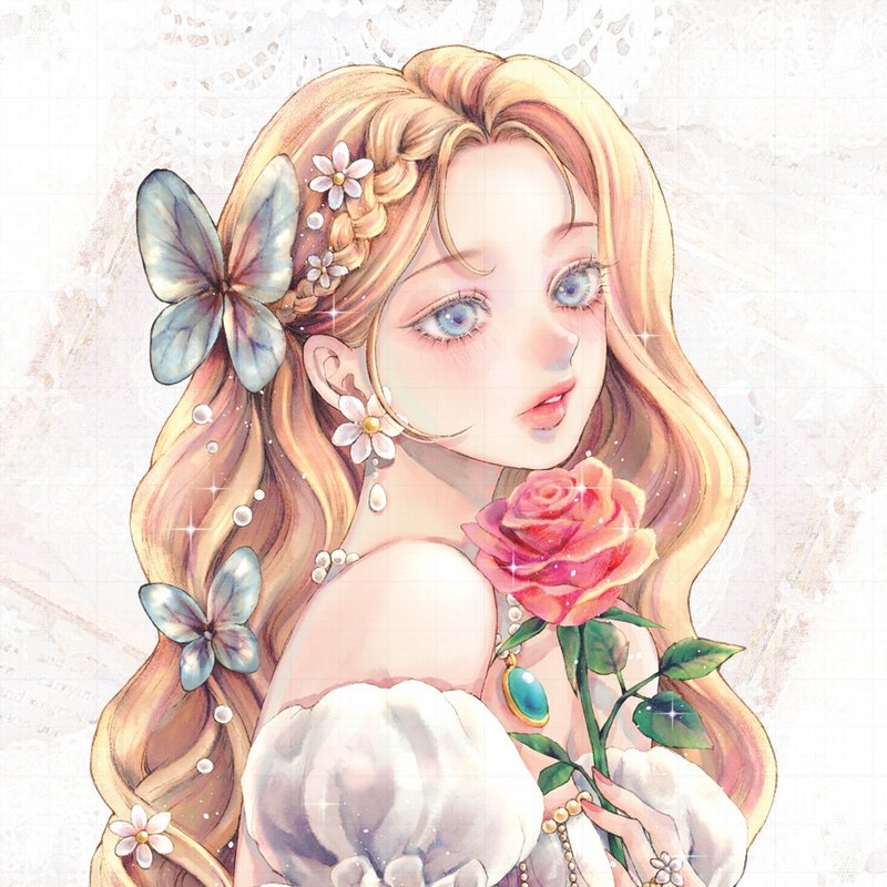 Lucia 贴纸 (4 色款) - 贴纸 - 纸 