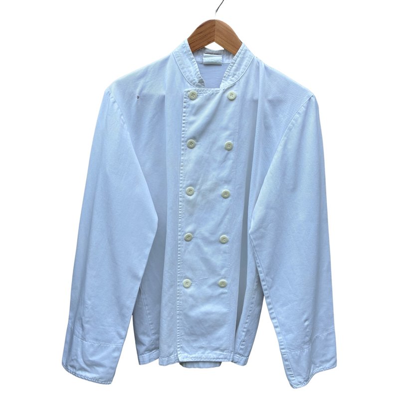 复古 60 年代 Adolphe Lafont 法国厨师服外套 - 男装外套 - 棉．麻 白色