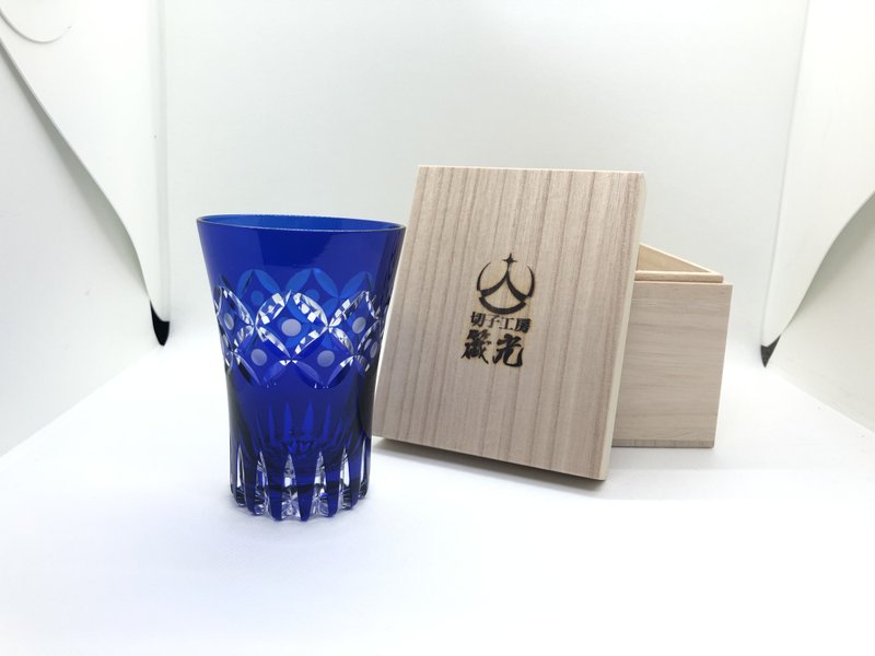 Iceberg tumbler on ball cloisonne - 玻璃杯 - 玻璃 蓝色