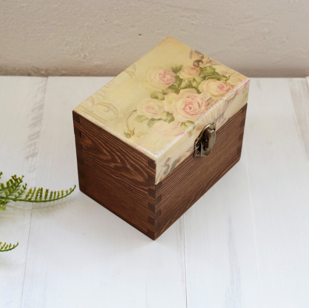 【爱木木】古典玫瑰 乡村复古 6格精油木盒 沾水笔墨水盒 15ML essential oil wooden box - 香薰/精油/线香 - 纸 