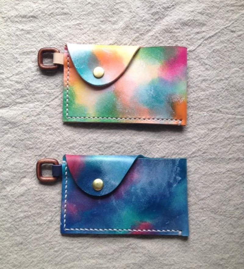 simple 简单美悠游卡/名片夹_手染手工缝制皮革 - 证件套/卡套 - 真皮 多色