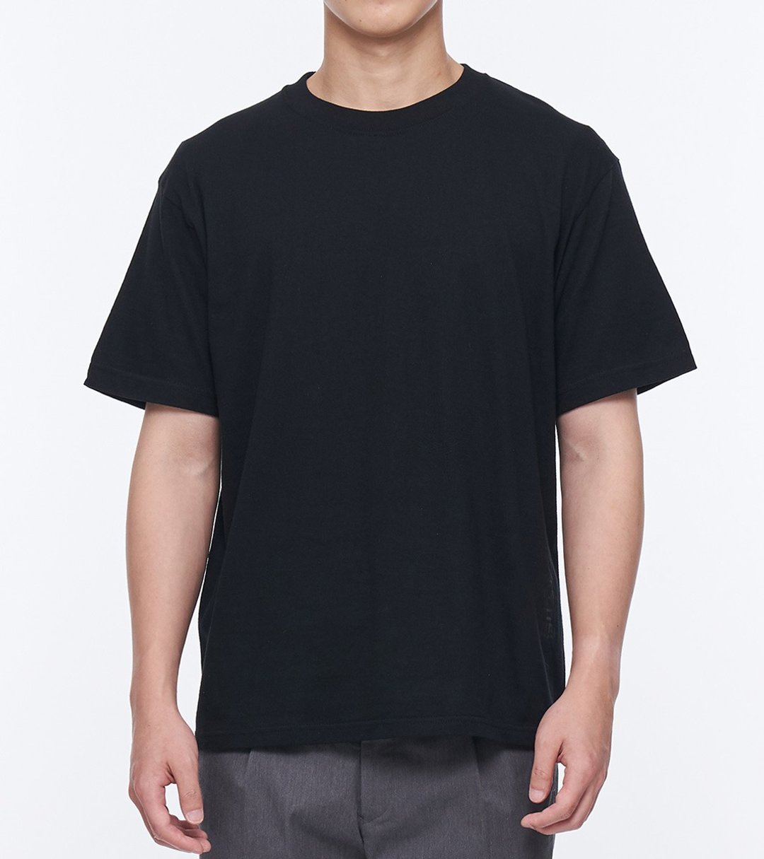 纪念品T恤 中文の腰间肉刺青TEE 黑色 - 男装上衣/T 恤 - 棉 黑色