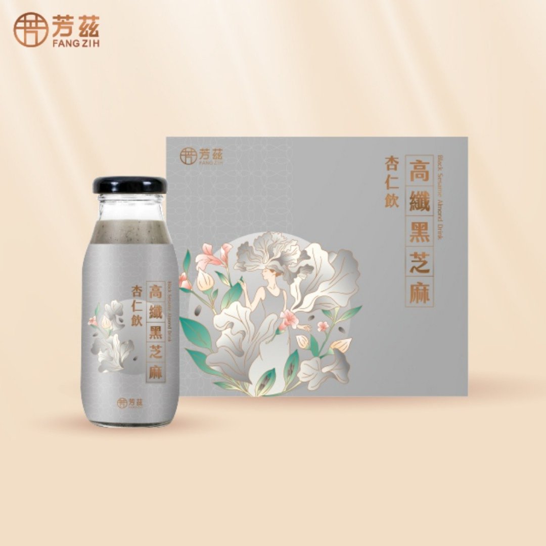 芳兹 高纤黑芝麻杏仁饮 (全素) 彩盒款 6 瓶/盒 - 健康/养生 - 新鲜食材 