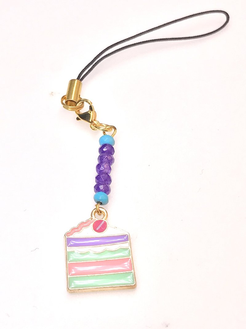 Little mobile charm - 挂绳/吊绳 - 石头 多色