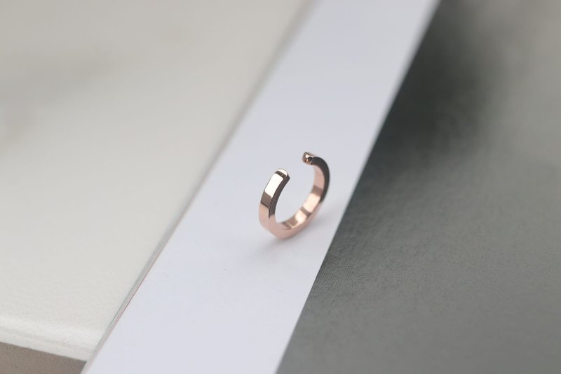 14K C Type Helix Cuff Earring C型耳夹耳环 - 耳环/耳夹 - 贵金属 金色