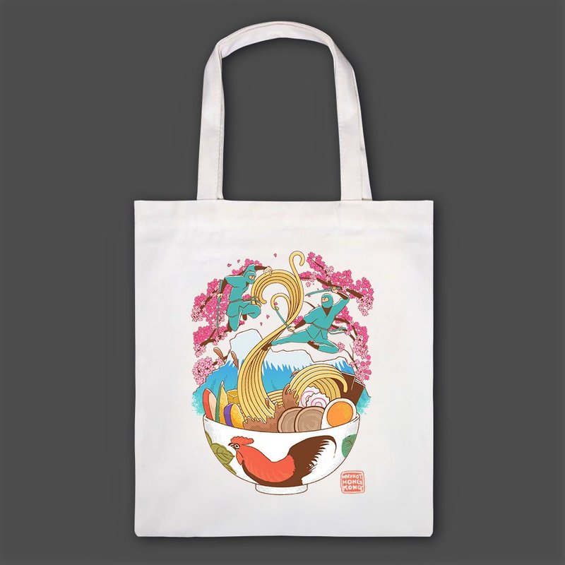 决战拉面之巅 . 富士塞拉利昂下的风云帆布手挽袋 - 侧背包/斜挎包 - 其他材质 