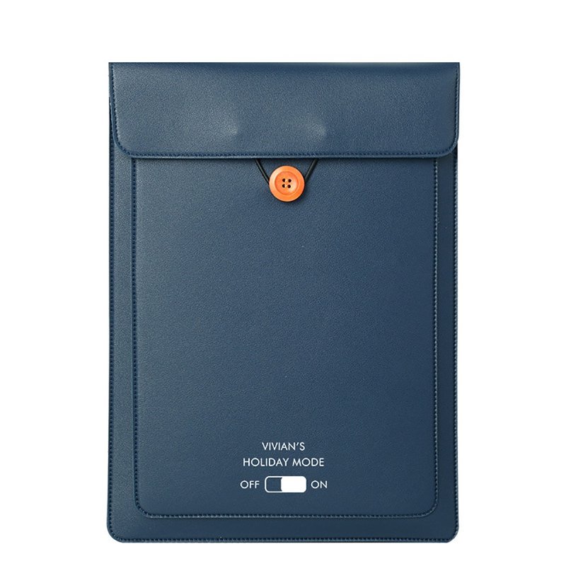 【定制化】【HOLIDAY MODE ON(自订名字)】皮革电脑 - 电脑配件 - 其他材质 蓝色