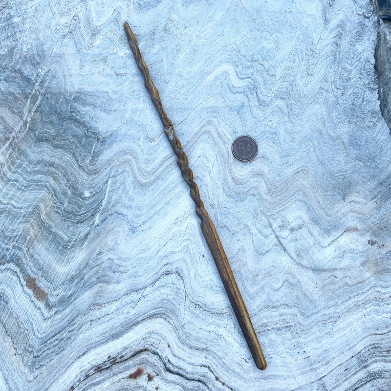 我制杖　魔杖　灰藏细　手工魔杖　手工法杖　极细系列法杖 - 摆饰 - 木头 灰色