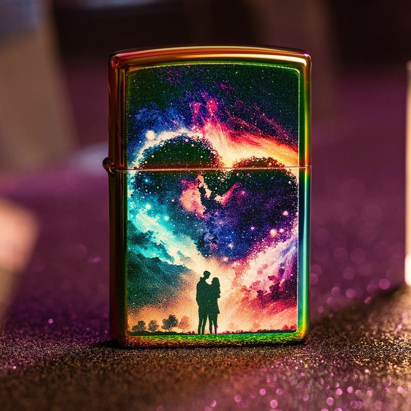 【ZIPPO官方旗舰店】极光之爱防风打火机 46814 - 其他 - 铜/黄铜 多色