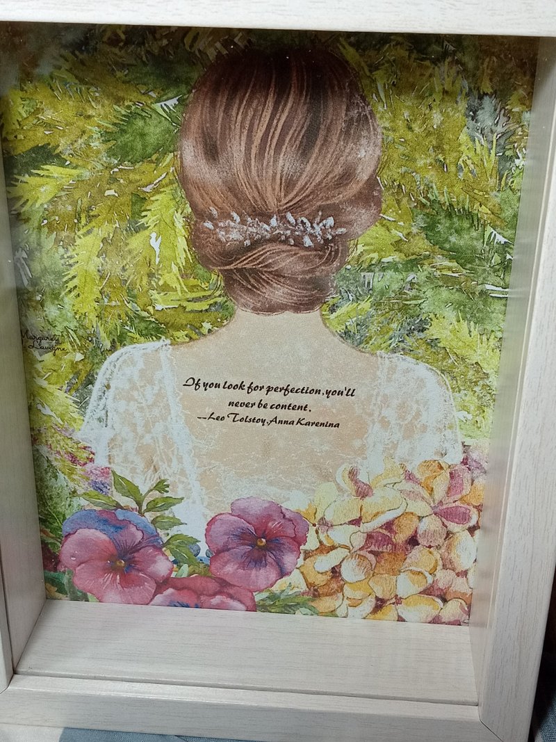 母亲节礼物　生日礼物　相框 居家布置　画　相框 - 画框/相框 - 木头 