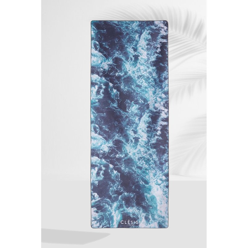 【Clesign】OSE YOGA TOWEL 瑜珈铺巾 - D12 Blue Sea - 瑜珈垫 - 聚酯纤维 多色