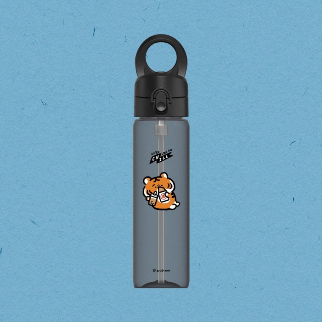 AquaStand磁吸水壶-Tritan800ml(附吸管)|小劳抚/Chill小劳抚 - 水瓶/水壶 - 塑料 黑色