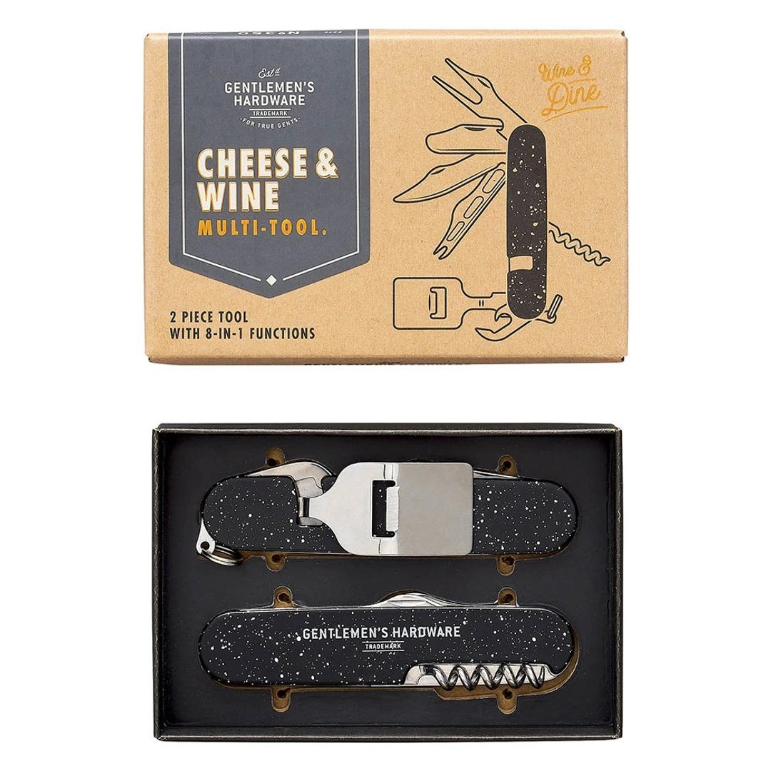 【Gentlemen's Hardware】极简喷砂雪黑系列-7合1多工能起司调酒 - 露营用品 - 不锈钢 多色