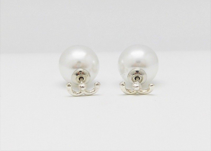 猫の口鼻ピアス - 耳环/耳夹 - 其他金属 灰色