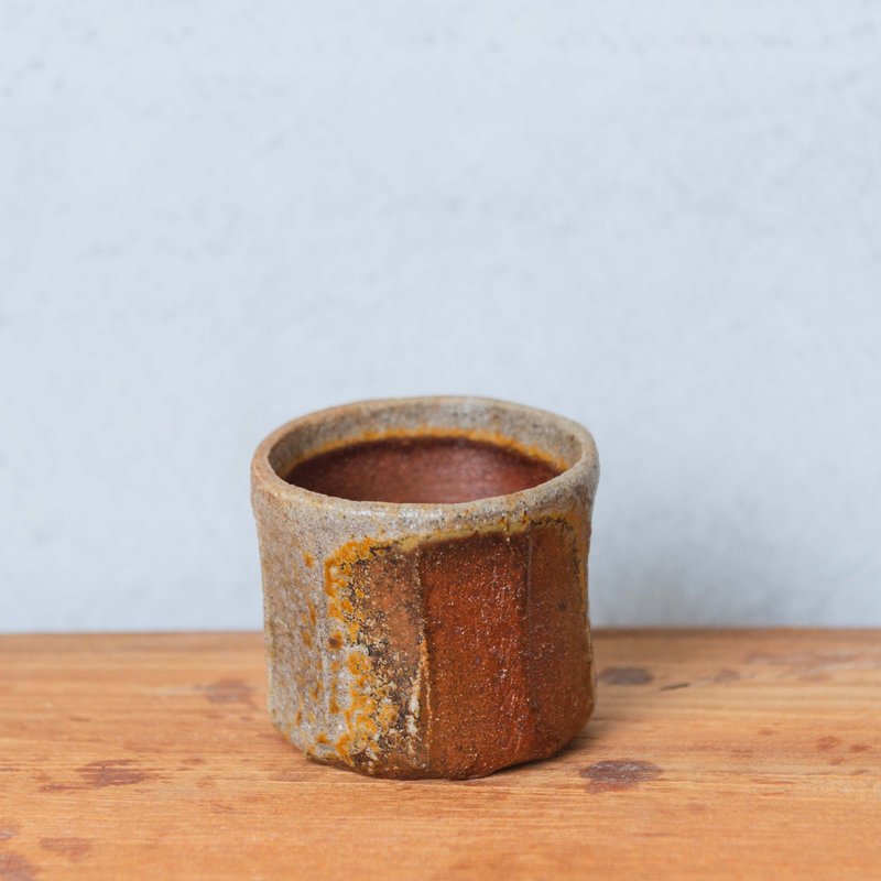 手工陶杯 ( AJ-125 ) - 茶具/茶杯 - 陶 橘色