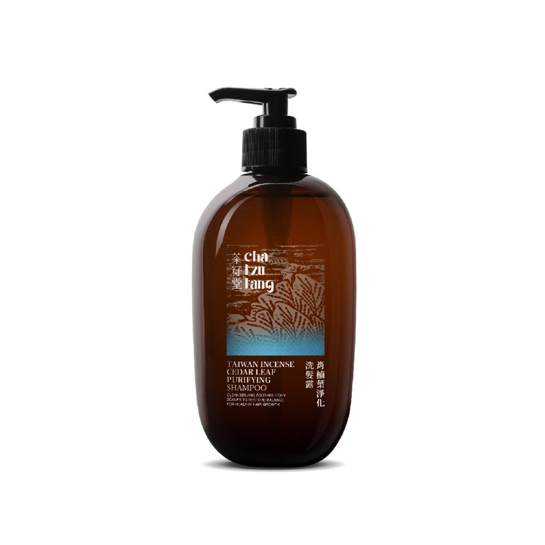 茶籽堂 肖楠叶净化洗发露500mL 舒爽微凉感 - 洗发用品 - 植物．花 