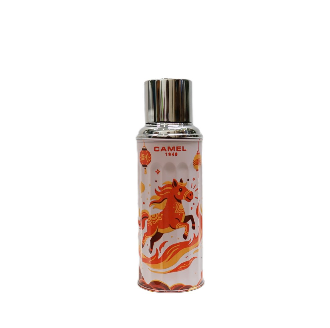 骆驼牌 450ml 玻璃胆真空保温瓶 | 马年特别版 122HR - 保温瓶/保温杯 - 其他材质 粉红色