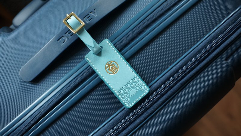 大吉缘起物皮革行李吊牌 - 行李吊牌 - 真皮 多色