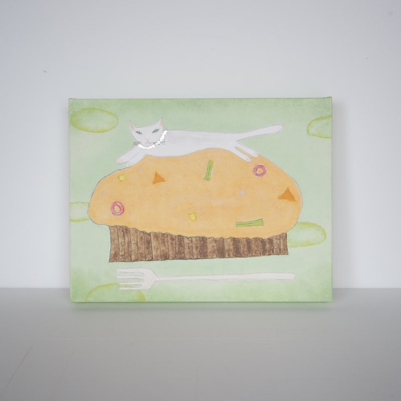 日本画 [Gorori] 使用日本画材料的绘画 - 海报/装饰画/版画 - 纸 绿色