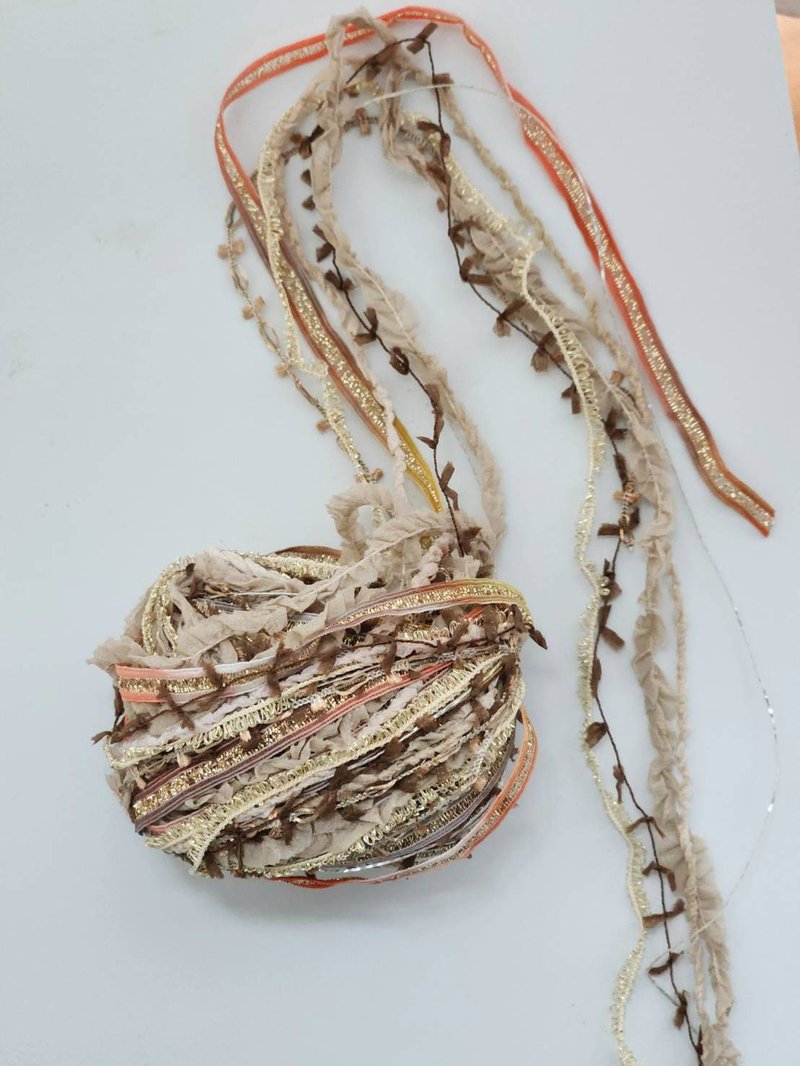 日本纱线  310厘米 - 编织/刺绣/羊毛毡/裁缝 - 其他人造纤维 橘色