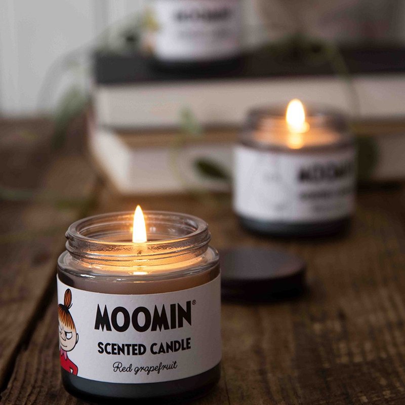 圣诞礼物推荐/姆明香氛蜡烛礼盒/送礼/moomin - 蜡烛/烛台 - 蜡 