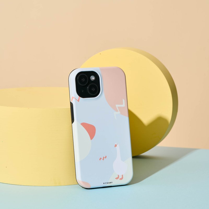 【FITZORY】动物园疗愈系色块 白鹅 | iPhone壳 - 手机壳/手机套 - 塑料 多色